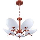 Luminária Teto Lustre Sala de Jantar Vidro Ricko 5 Startec