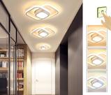 Luminária Teto Moderna Plafon Sobrepor Quadrado Luz 3/1 Cor branco