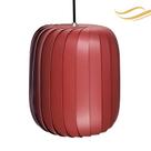 Luminária Teto Moderno Bivolt E27 Sala Mesa Ilha Bancada Esmeralda 20cm Marsala