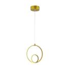 Luminária Teto Pendente Aliança Arco Redondo Led 3200K Luz Quente 17w Moderno Minimalista