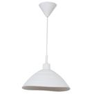 Luminaria teto silicone round shape branca 24 x 24 x 15 cm