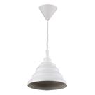 Luminaria teto silicone spring shape branca 24 x 24 x 14 cm
