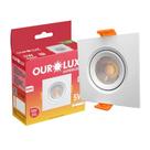 Luminária Teto Spot Led 5w Direcionável Bivolt Branco Frio Luminária Teto Spot Led 5w Direcionável Bivolt Branco Frio