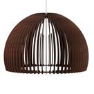 Luminária Teto tipo Pendente CASABLANCA MDF - Completa - Cor: Marrom