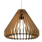 Luminária Teto tipo Pendente CONE MDF - Completa Luminária Teto tipo Pendente CONE MDF - Completa