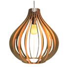 Luminária Teto tipo Pendente FILIPINAS MDF - Completa