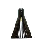 Luminária Teto tipo Pendente FUNIL MDF - Completa