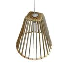 Luminária Teto Tipo Pendente Pequim Mdf - Completa Mdf Cru Luminária Teto Tipo Pendente Pequim Mdf - Completa Mdf Cru