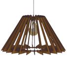 Luminária Teto tipo Pendente PIRÂMIDE MDF Completa -