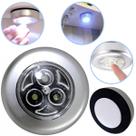 Luminária Toque Lampada 3 Leds Guarda Roupas Armário Carro