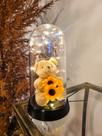 Luminária Ursinho de Pelúcia com Girassóis Encantado