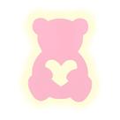 Luminária Urso com LED / Abajur Urso / Urso com LED / Urso Luminoso