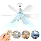 Luminária Ventilador De Teto Bivolt Três Temperaturas 60W