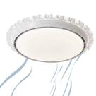 Luminaria Ventilador Sem Helice Lustre Cristal 3 Tons 6 Niveis Silencioso Iluminaçao Decoraçao Sala Quarto Escritorio