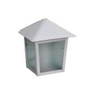Luminária Verona Parafusar na Parede Alumínio Branco 20x11cm Luminária Verona Parafusar na Parede Alumínio Branco 20x11cm