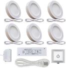 Luminária VST Under Cabinet, pacote com 6 dimmer 12V 3000K