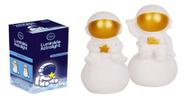 Luminária Zein Astrolight Branco Cúpula Astronauta Luminária Zein Astrolight Branco Cúpula Astronauta