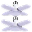 Luminárias de Teto Dobráveis LED 50W 6500K E27 Mini Luz Tipo Folha para Casa