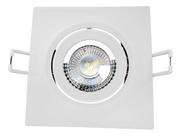 Luminárias Spot De Led Quadrado Embutir 7w 3000k Avant