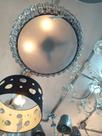 Luminarte pendente circular cristal lc 6002