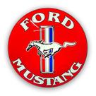 Luminoso de Parede FORD MUSTANG Decorativo Bar Garagem - Lâmpada LED Bivolt