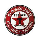 Luminoso de Parede TEXACO GASOLINE Decorativo Bar Garagem - Lâmpada LED Bivolt