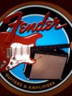 Luminoso Guitarra Fender p/ Bar Boteco Churrasqueira Garagem