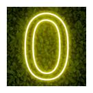Luminoso Numero Neon Led 50 Cm Festa De 0 A 9 Luminoso Numero Neon Led 50 Cm Festa De 0 A 9
