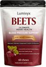 Lumivyx Beet Chews 3 em 1 500 mg de beterraba 60 unidades Lumivyx Beet Chews 3 em 1 500 mg de beterraba 60 unidades