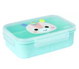 Lunchbox Com Divisórias Unicórnio Buba