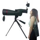 Luneta Telescopio Monocular Suporte Celular Zoom Ajustavel Mira Alvo Caçada Camping Aves Passaros Caminhada Natureza Acampamento Tripe Bolsa Portatil