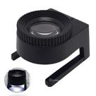 Lupa 25mm 3 LEDs Escalonada Para Reparos em Placas SMD Com Régua 20x - TH9006