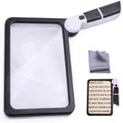 Lupa Amoper Page 5X com luz 48 LED para leitura