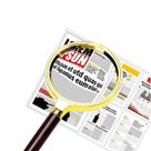 Lupa Com Aumento Zoom 10x 80mm Para Leitura Design Dourado - MF80