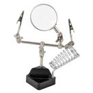 Lupa com Garras e Suporte para Ferro de Solda - Eda