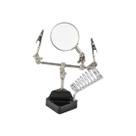 Lupa Com Garras Suporte Ferro Solda Articulável Profissional Lupa Com Garras Suporte Ferro Solda Articulável Profissional