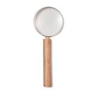 Lupa de Aumento Decorativa Prata com Cabo em Poliresina 24cm 16359 Mart Lupa de Aumento Decorativa Prata com Cabo em Poliresina 24cm 16359 Mart