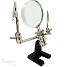 Lupa De Bancada Mesa Com Suporte Pinça Para Laboratorios