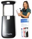 Lupa de bolso EASy Magnifier 3X com luz LED
