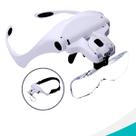 Lupa De Cabeça Profissional Com Led 5 Lentes Estética Reparo
