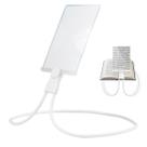 Lupa de Pescoço Leitura Aumento 5x Haste Flexivel Apoio Mesa Maos Livres Idoso Baixa Visao Vista Cansada Visualizaçao Ampla Trabalho Tarefa