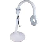 Lupa Estetica 120 Leds Luminaria Tripe Articulada Ajuste Luz Aumento 5X Chao Depilacao