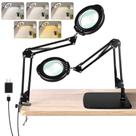 Lupa Jaenmsa 10X com luz e suporte