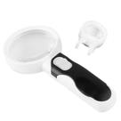 Lupa Led 90mm 2 Lentes 5x E 16x