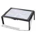 Lupa Leitura Suporte Mesa e Pescoço Ampliação 2.5x Led USB