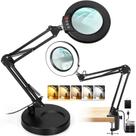 Lupa Seylae 10X com luz e suporte