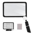 Lupa Yerepk 5X com luz 48 LED para leitura