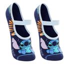 Lupo meia sapatilha antiderrapante infantil stitch disney