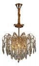 Lustre 2em1 Pendente E Sobrepor Cristal Legitimo Moderno E14
