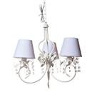 Lustre 3L Imperial Branco Quarto Bebê Infantil Menina Menino